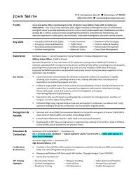 Military To Civilian Resumes Sample Resume For Military To