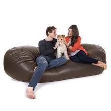 real leather sofa bed bean bag