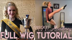 an irish dancing wig tutorial