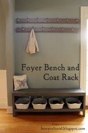 A New Coat Rack And Bench For Our Foyer