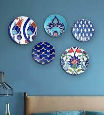 inch decorative wall plates set