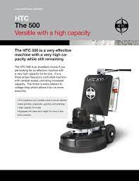 htc500 grinder with vacuum