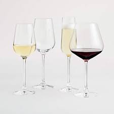 hip wine glasses crate and barrel
