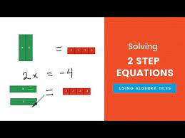 2 Step Equations Using Algebra Tiles