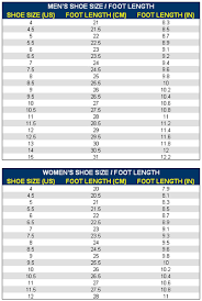 Lotto Size Chart Shoes