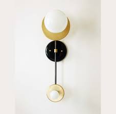 Double Wall Brass Sconce Lamp Wall