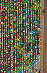 Colorful Hippie Beaded Curtain For A