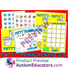 Potty Training Set Reward Chart Pecs Picture Cards Visual Toilet Aide Autism Special Education Aac Asd Pdd