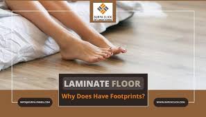 my laminate floors have footprints