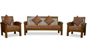 hi tech solid wooden sofa set size