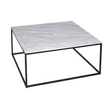 Our coffee tables are all made from the finest materials, with amazing designs will fit into any house or flat. White Marble And Black Metal Contemporary Square Coffee Table