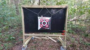 Видео archery range diy канала kayaktote. Backyard Archery Target Backstop With Build Plans Photos Archery
