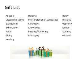 ppt what are spiritual gifts