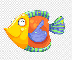 sea creatures cartoon fish png