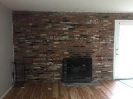 Glazed Brick Fireplace Surround