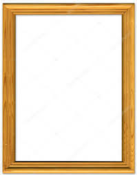 simple pine picture frame border design