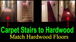 how to replace carpet stairs with wood