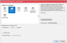 asp net web form project javatpoint