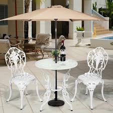 Patio Table Chairs Furniture Bistro Set