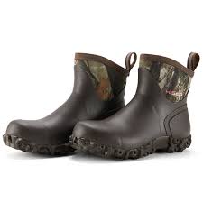 hisea men s ankle rain boots waterproof