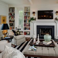 Fireplace With Bookshelves Photos