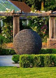 Stone Sphere David Harber Garden