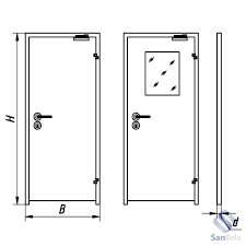 single doors for sanbela cleanrooms