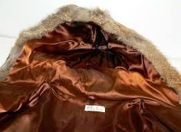 Lush Rabbit Fur Coat Black Brown