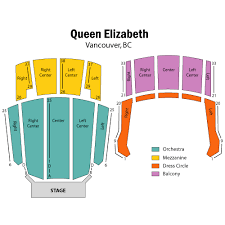 Queen Elizabeth Theatre Vancouver Seating Chart Banh Mi