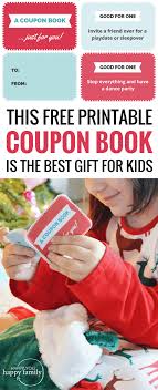 A Free Printable Coupon Book For Kids That Makes The Best Gift