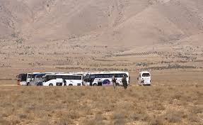 Image result for ISIS convoys fleeing Raqqa, Syria