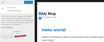 edit and customize wordpress header