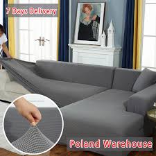 plush fabirc elastic sofa cover solid l