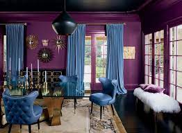 What Color Curtains Go Well With Purple