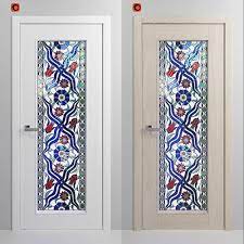 Stained Glass Interior Doors Set 3d