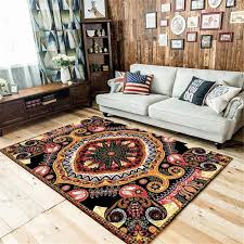 turkish ethnic style vine carpet for