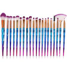 eye brush set 20 pcs unicorn eyeshadow