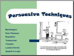 Persuasive Techniques Powerpoint With Relevant Examples By The