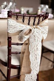 decorate your chairs at your wedding
