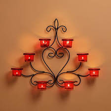 Iron Wall Sconce Candle Holder