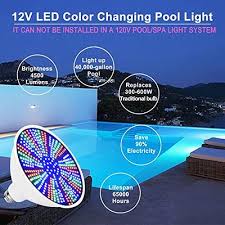 cynlink 12v 40w led color changing pool