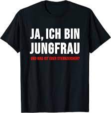 T-Shirt with German Text 