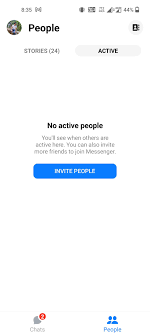 messenger app not loading and active