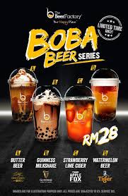 About these prices the price is set by the visitors by pressing the link above. Beer Bar In Malaysia Has Bubble Tea Drinks With Guinness And Tiger Beer In Them Great Deals Singapore