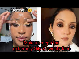 oily face cakey makeup problem