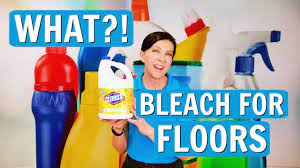 what mopping floors with bleach