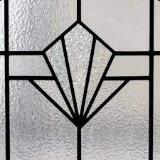 Geometric Plain Stained Glass For Home