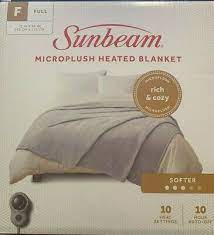 Sunbeam Electric Blanket Full 72 034