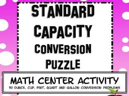 Standard Capacity Conversions