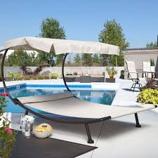 Double Chaise Lounge Outdoor Daybed